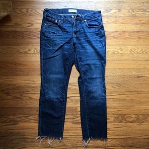 Madewell Slim Boy Jean Raw Hem - size 26
